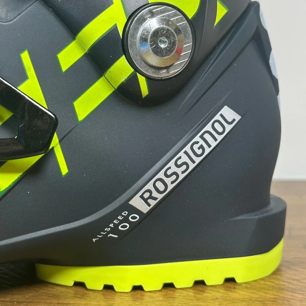 Rossignol Allspeed 100 Ski Boots Mens 26.5 Dark Blue Flex 100 Alpine RBJ2130 NEW